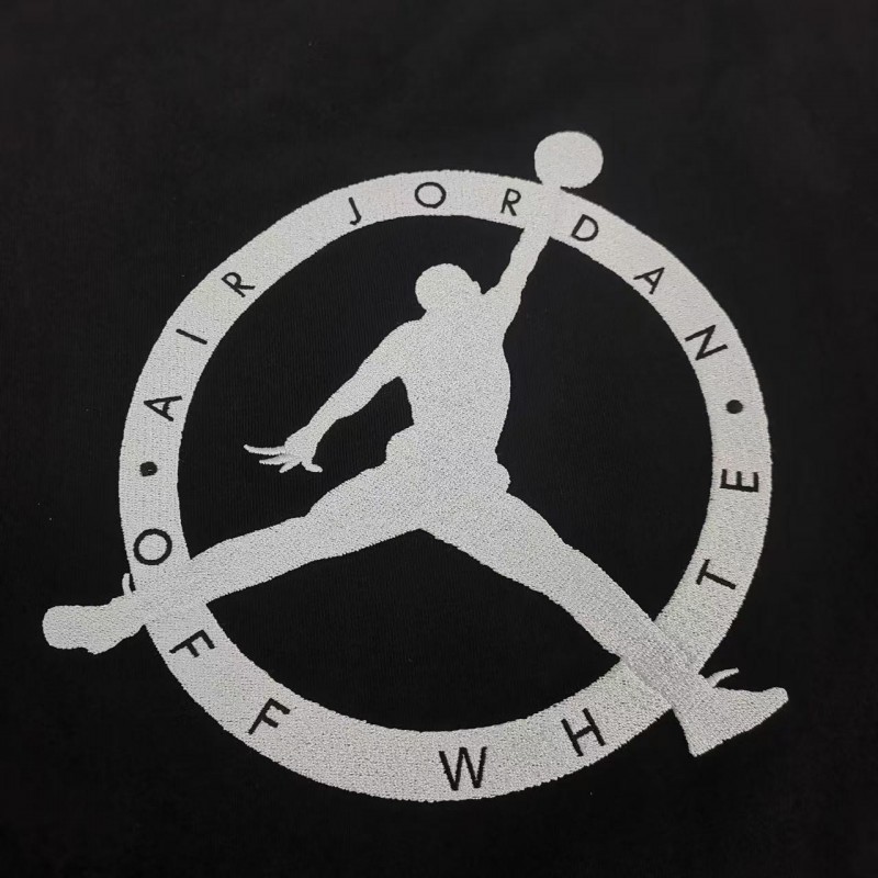 off white 2025ss top Jordan joint ow embroidery