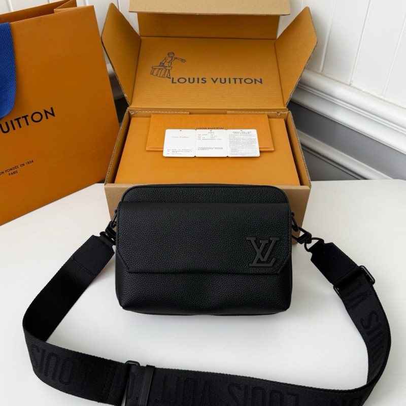 LV FASTLINE Full Leather Postman's Bag M22482,Size:18*7*23.5cm