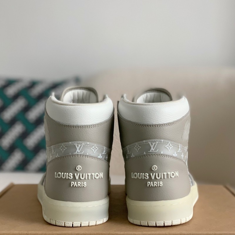 L0*is V*t0n x Nike Air Jorda 1 High AJ1 Sneakers