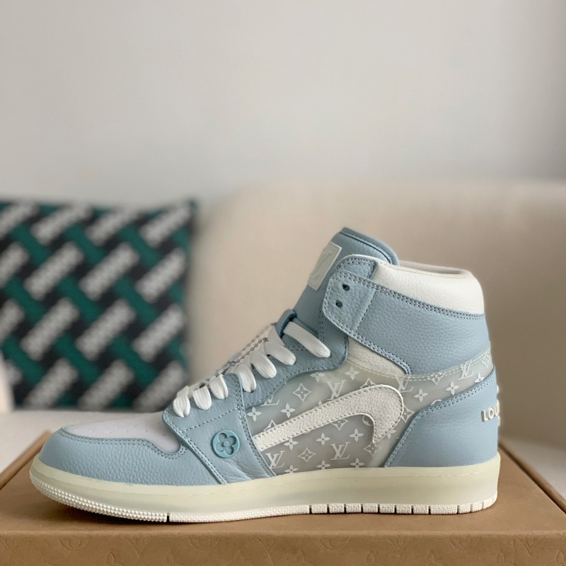 L0*is V*t0n x Nike Air Jorda 1 High AJ1 Sneakers