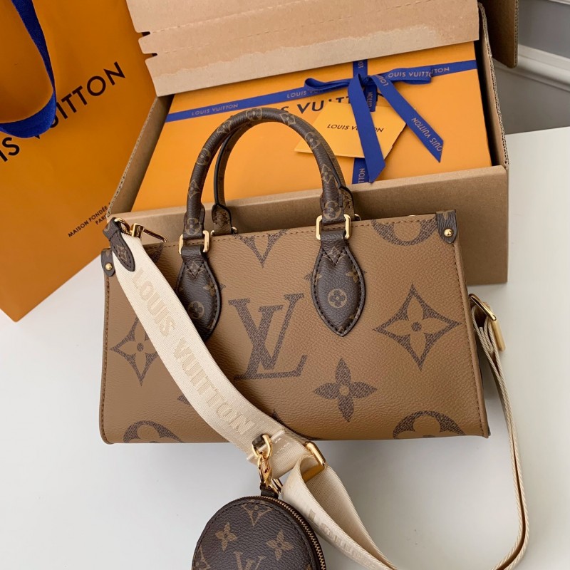 L0*is V*t0n's Seasonal New ONTHEGO Horizontal Handbag M46653 Top Quality Size: 25 * 13 * 10cm