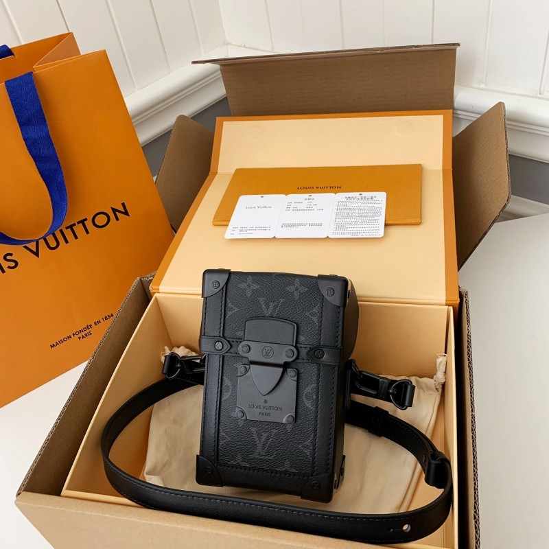 L0*is V*t0n Portafoglio indossabile Vertical Trunk M82077，Size：10.7*17.5*6.8cm
