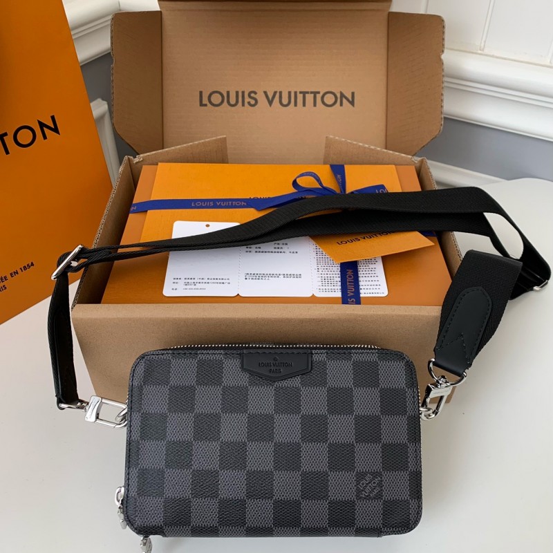 L0*is V*t0n Portafoglio indossabile Alpha N60418，Size：18.5*11*6.5cm