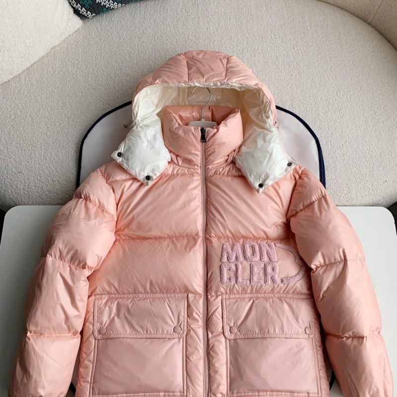 Moncler Thick down jacket for women-pink