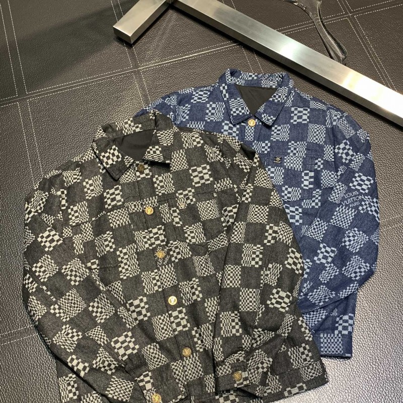 L0*is V*t0n lapel denim jacket_副本