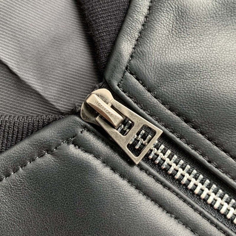 Tom Ford Sheepskin baseball jacket