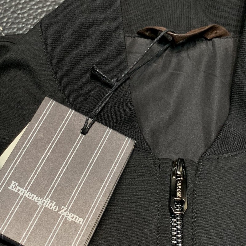 Zegna casual fleece jacket