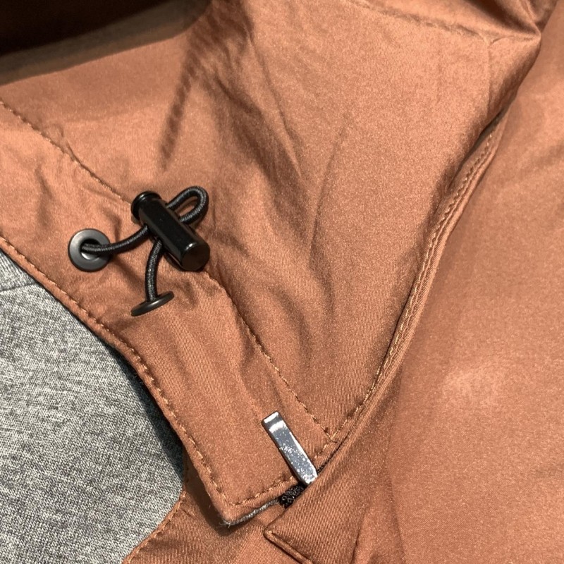 Zegna Hooded reversible jacket
