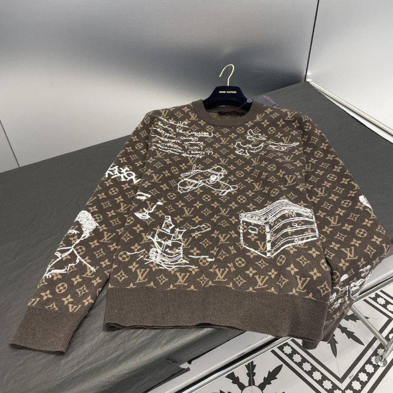 L0*is V*t0n Full body LVSE MONOGRAM crew neck shirt