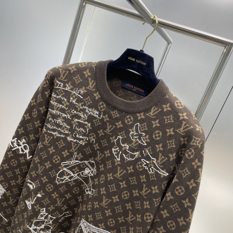 L0*is V*t0n Full body LVSE MONOGRAM crew neck shirt