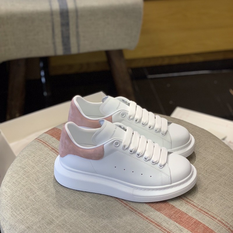 Ale*d*r M*Q*en MQ pink velvet tail Sneakers