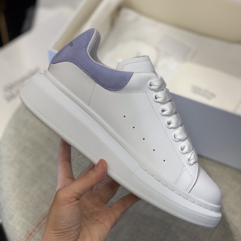 Ale*d*r M*Q*en MQ Light blue velvet tail Sneakers