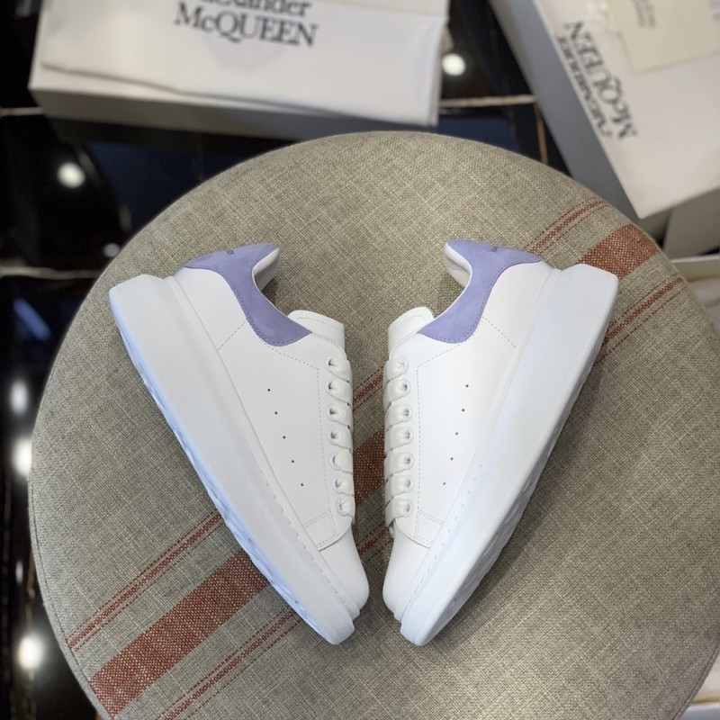 Ale*d*r M*Q*en MQ Light blue velvet tail Sneakers