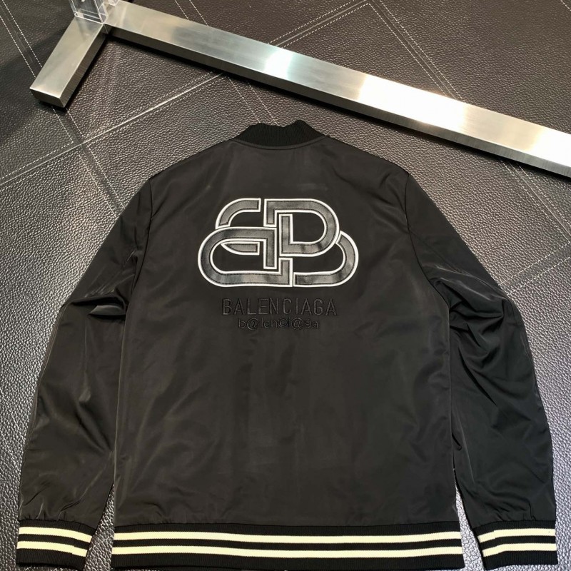 Ba*len*cia*ga digital print monogram trench coat