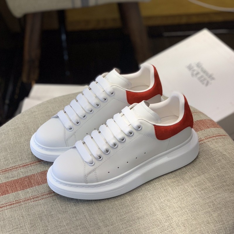Ale*d*r M*Q*en MQ Red velvet tail Sneakers