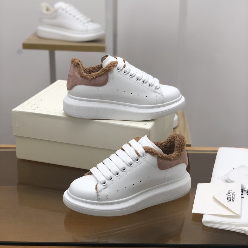 Ale*d*r M*Q*en MQ Pink velvet Lining Sneakers