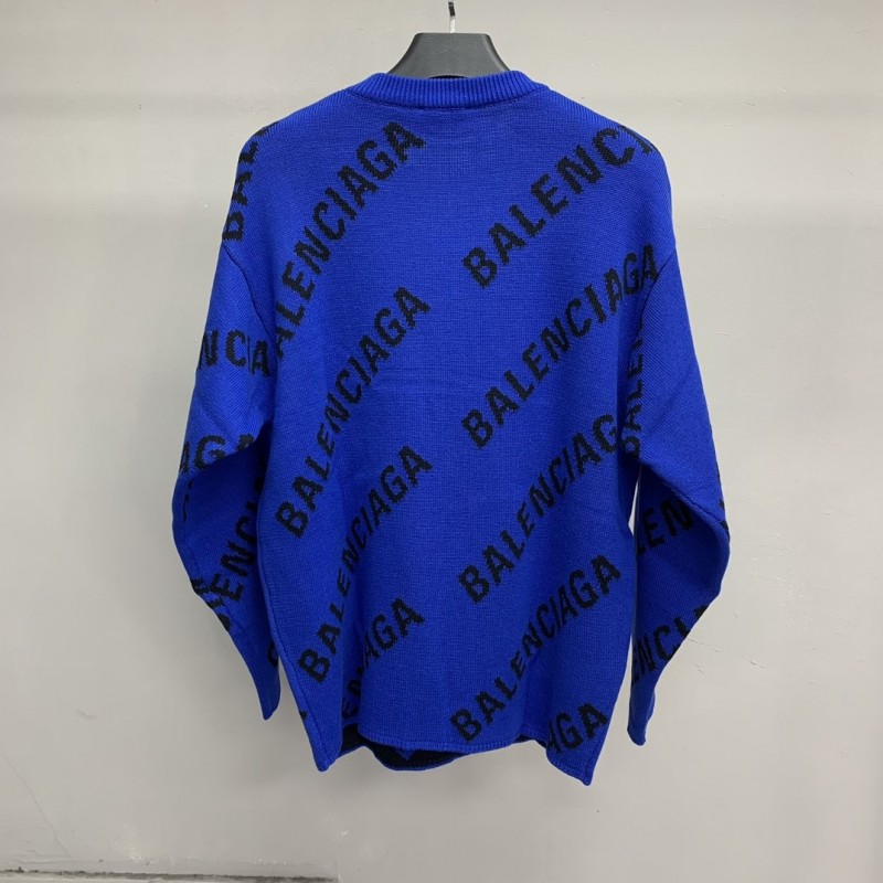 Ba*len*cia*ga letter sweater