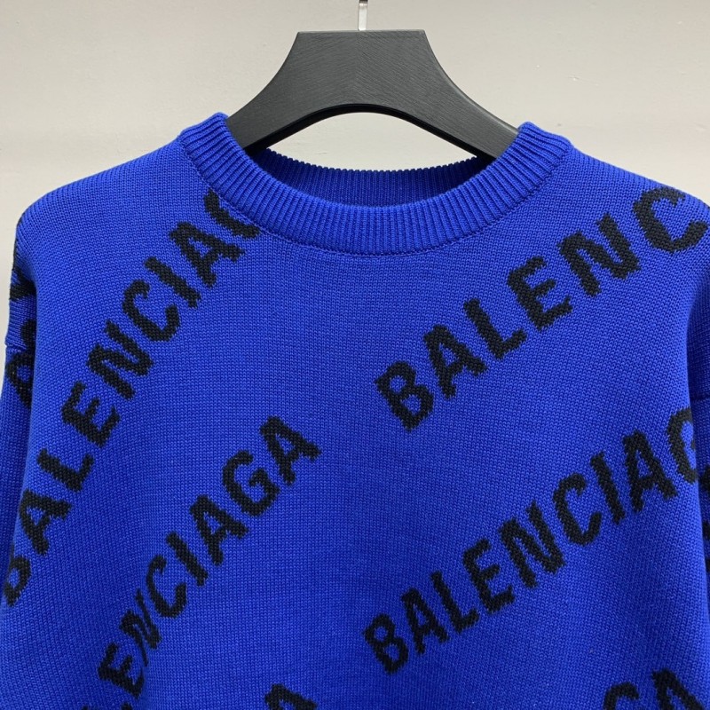 Ba*len*cia*ga letter sweater