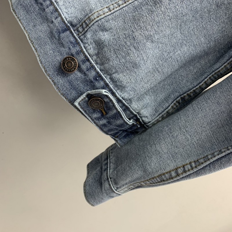 Ba*len*cia*ga reverse denim jacket