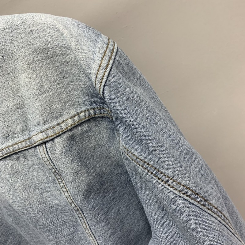 Ba*len*cia*ga reverse denim jacket