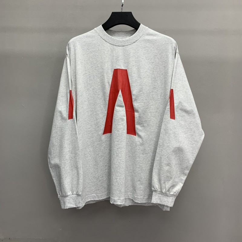 Ba*len*cia*ga V long sleeve T-shirt