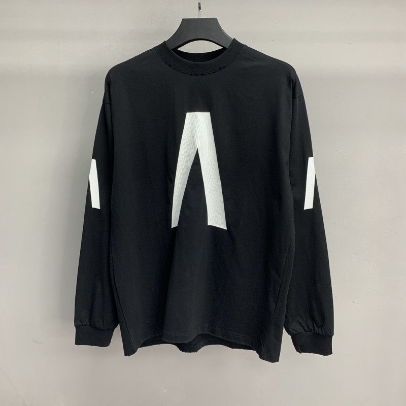 Ba*len*cia*ga V long sleeve T-shirt