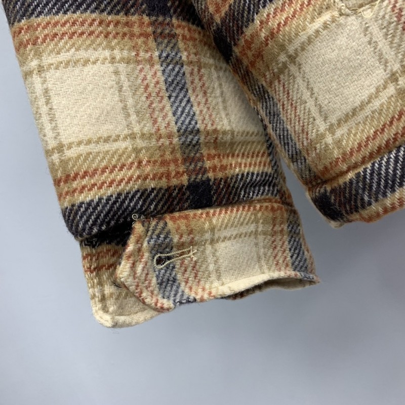 Ba*len*cia*ga flannel plaid shirt jacket