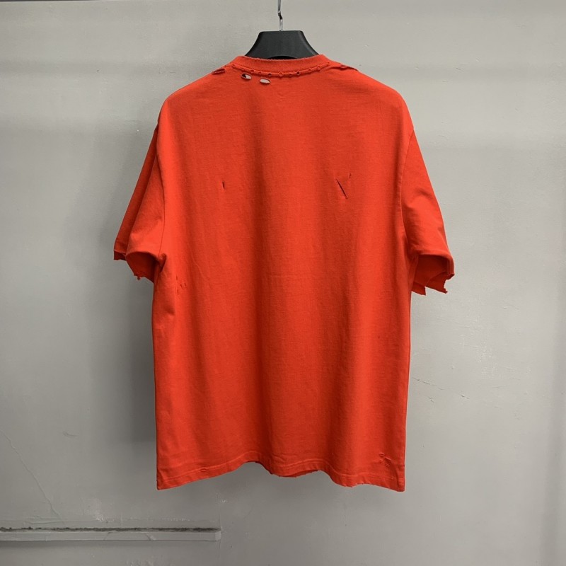 Ba*len*cia*ga signature worn T-shirt