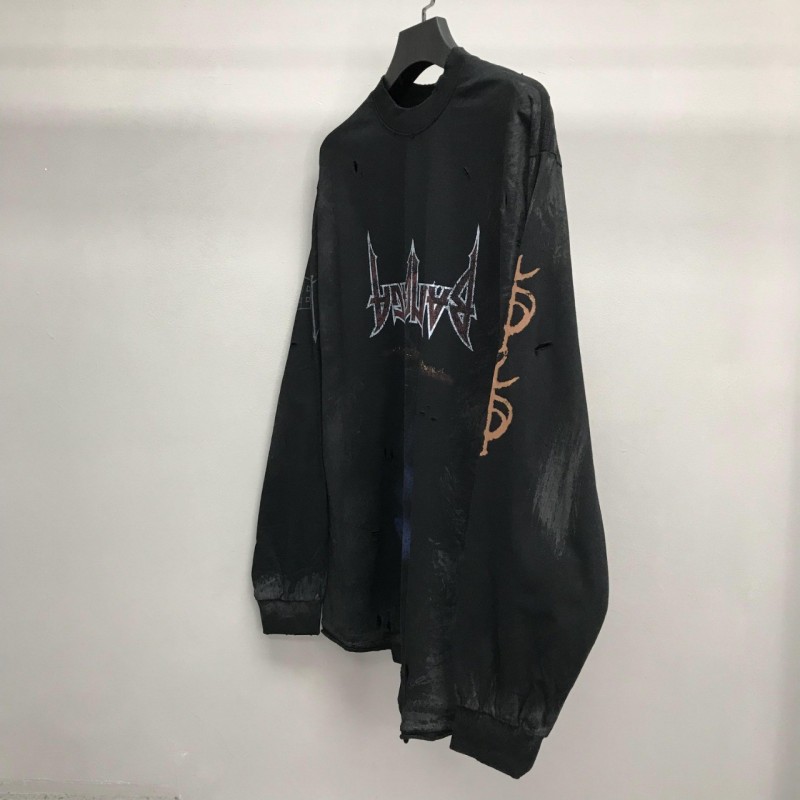 Ba*len*cia*ga Reflection Tower Long Sleeve T-Shirt