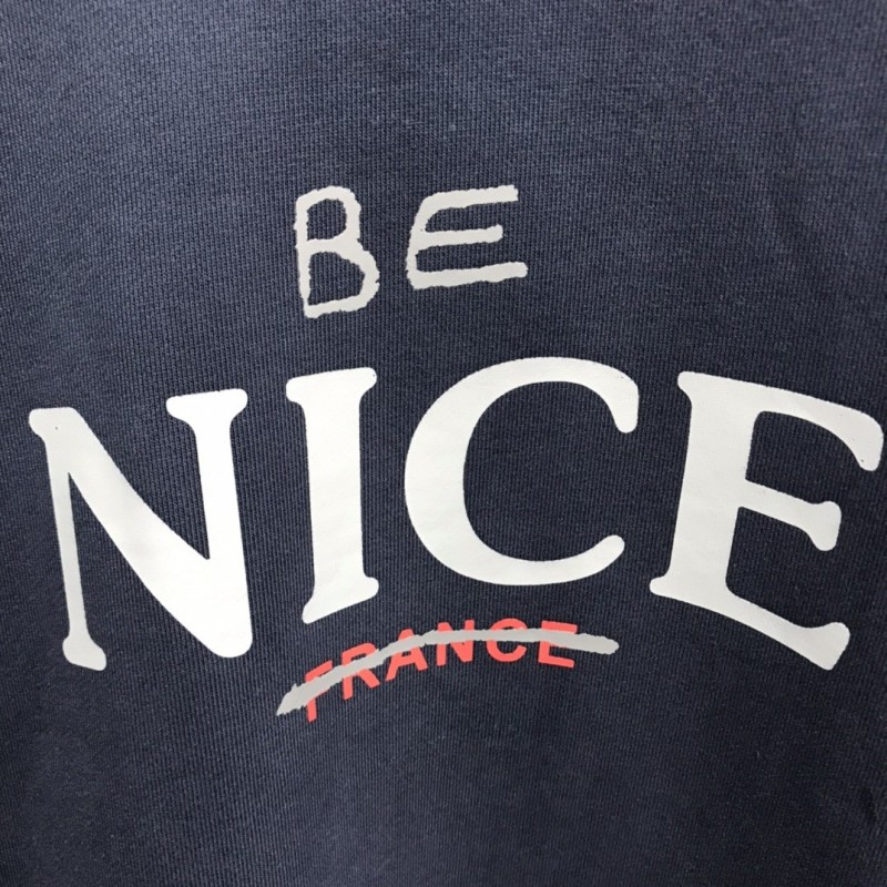 Ba*len*cia*ga BE NICE hooded sweatshirt
