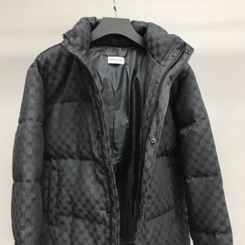 Ba*len*cia*ga Double B Down Jacket
