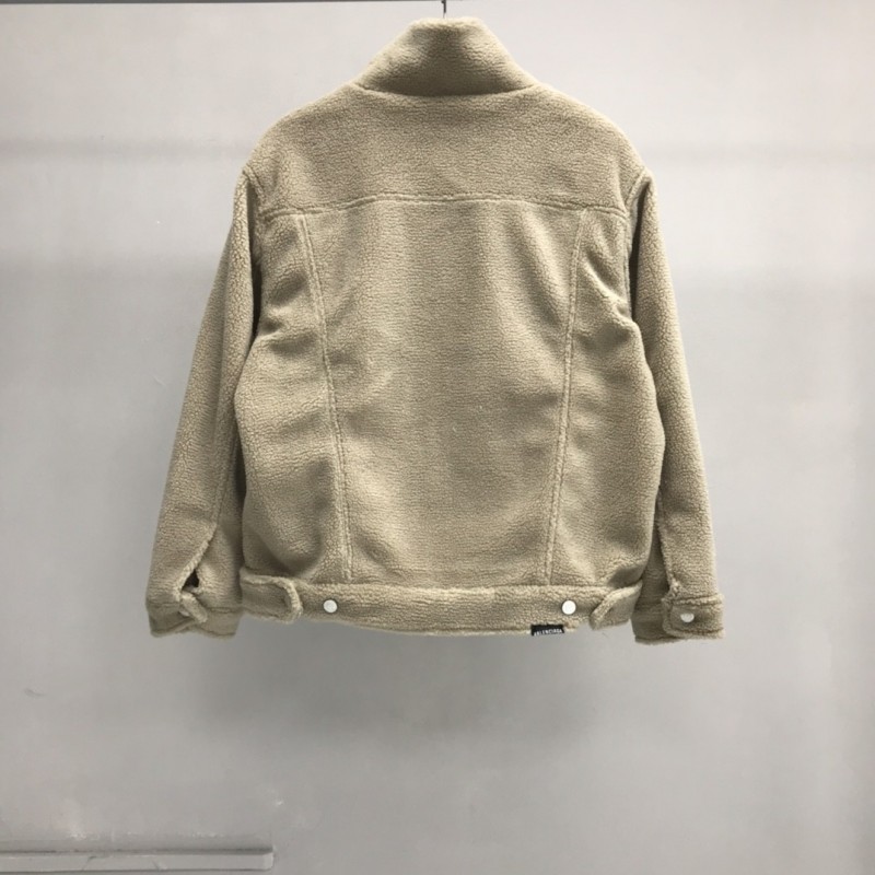Ba*len*cia*ga lettered lambswool jacket