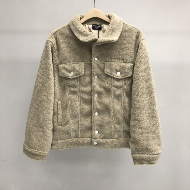 Ba*len*cia*ga lettered lambswool jacket