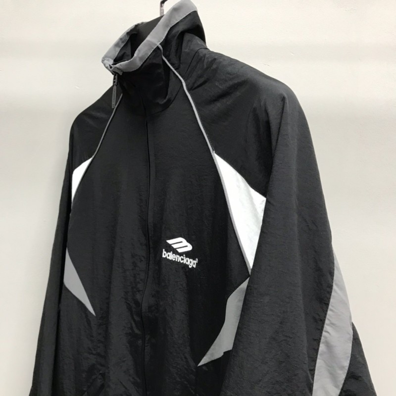 Ba*len*cia*ga sports patchwork jacket