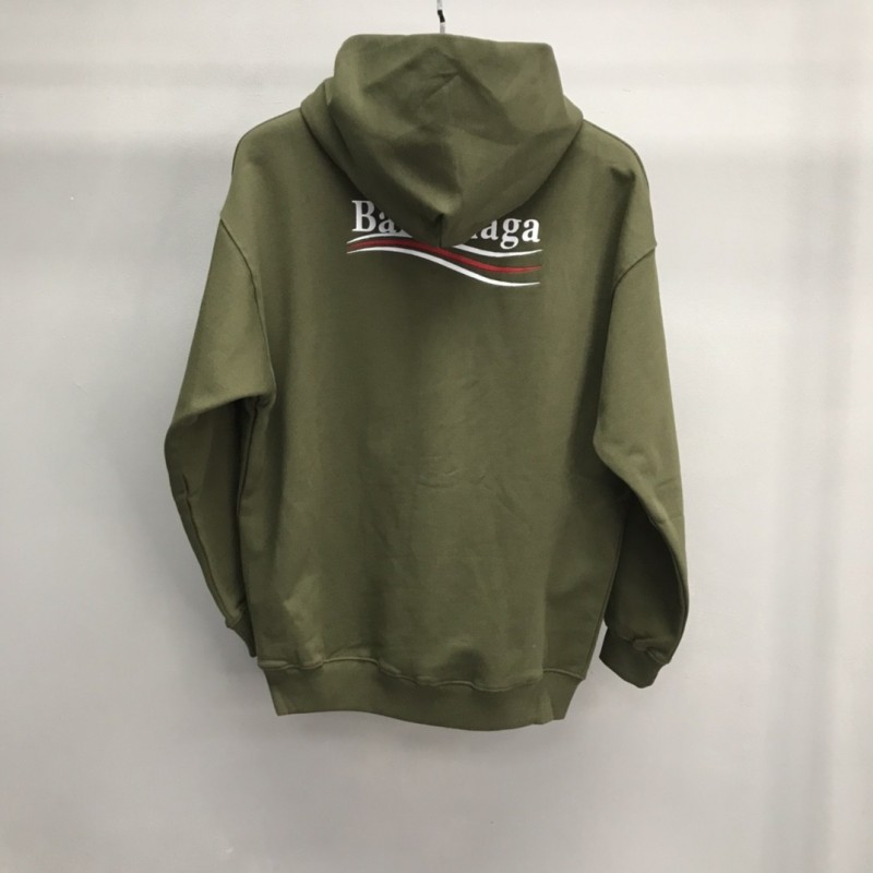 Ba*len*cia*ga cola lettered hoodie