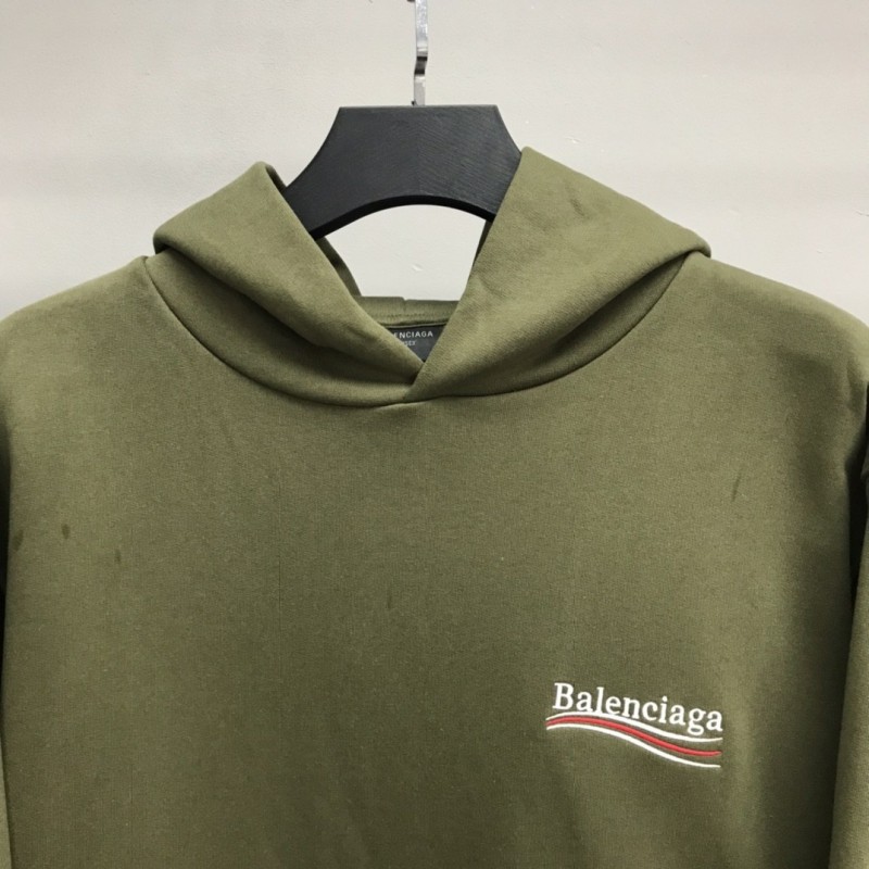 Ba*len*cia*ga cola lettered hoodie