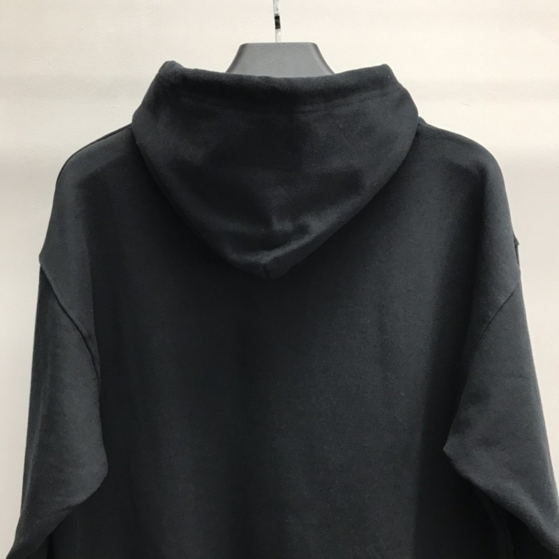 Ba*len*cia*ga lock hooded sweatshirt