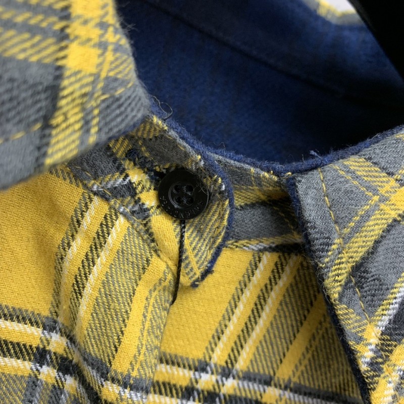 Ba*len*cia*ga reversible plaid shirt jacket