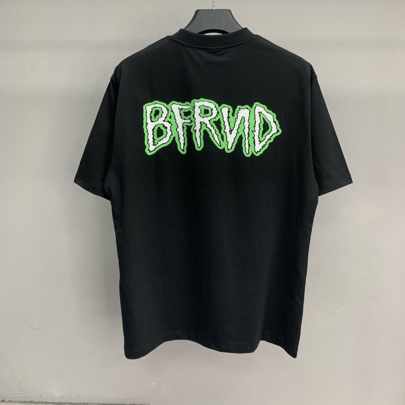 Ba*len*cia*ga BFRND cracked T-shirt
