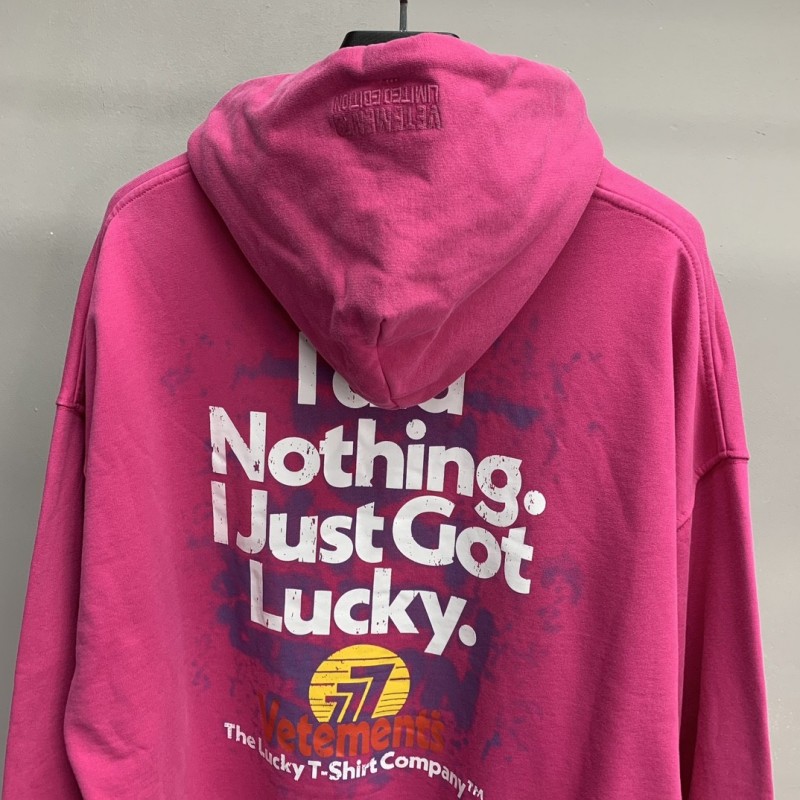 Ba*len*cia*ga Lucky hooded sweatshirt