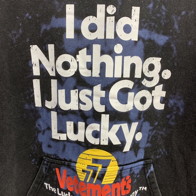 Ba*len*cia*ga Lucky hooded sweatshirt