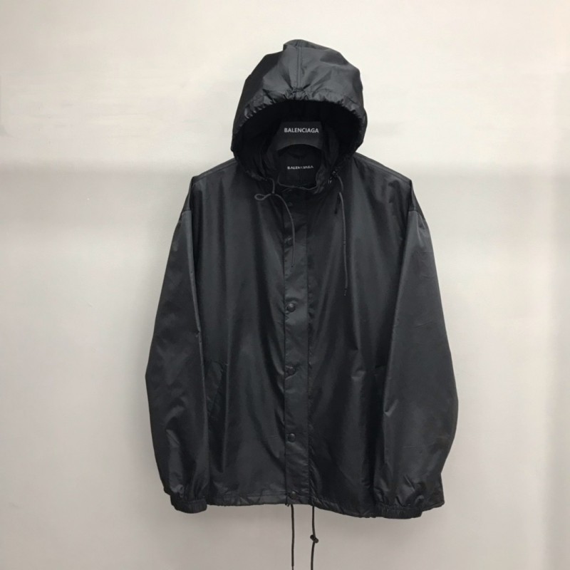 Ba*len*cia*ga masking tape trench coat