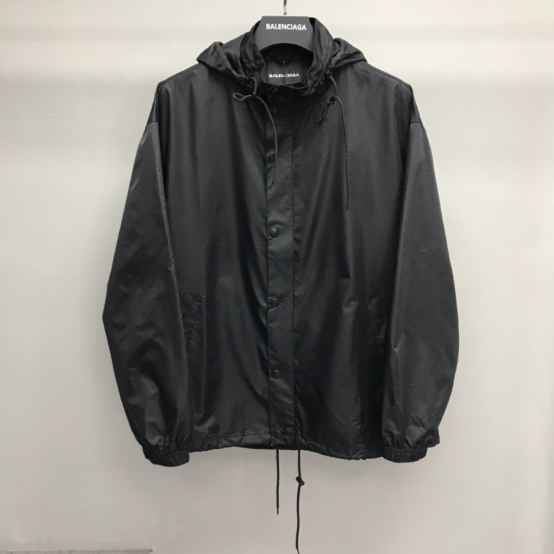 Ba*len*cia*ga masking tape trench coat