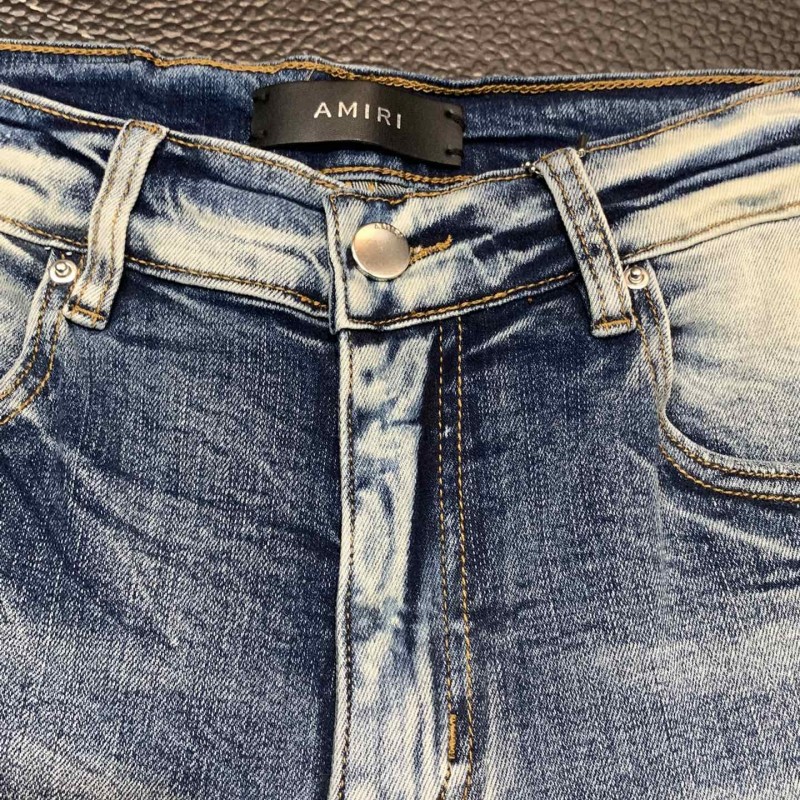 Amiri slim fit petite straight jeans