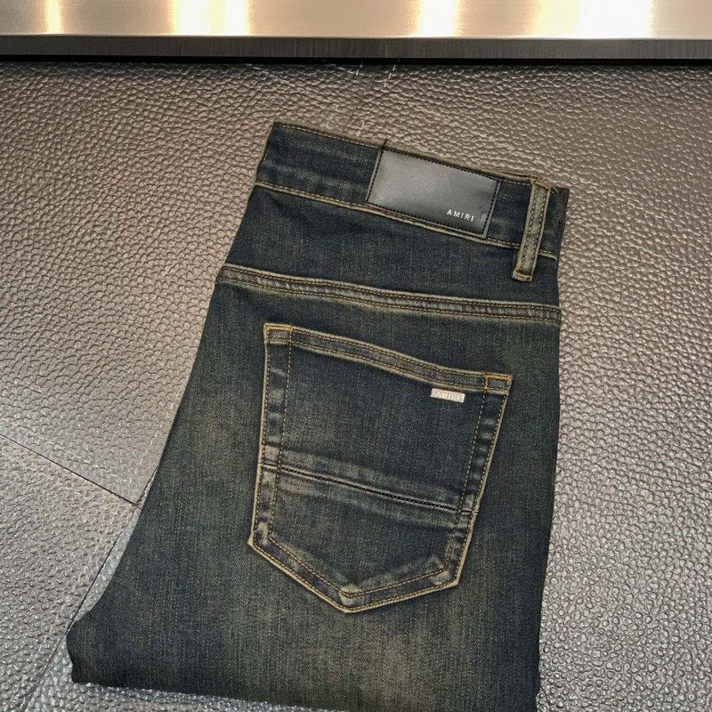 Amiri slim fit petite straight jeans