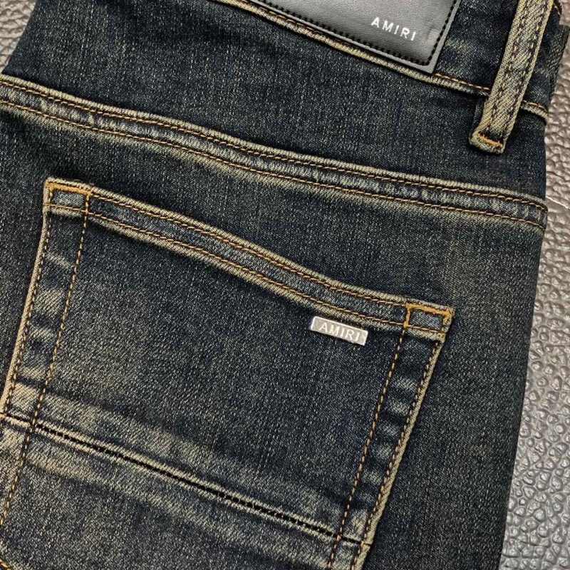 Amiri slim fit petite straight jeans