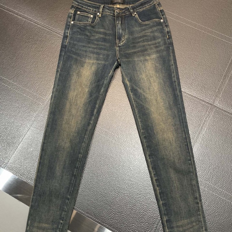 Amiri slim fit petite straight jeans