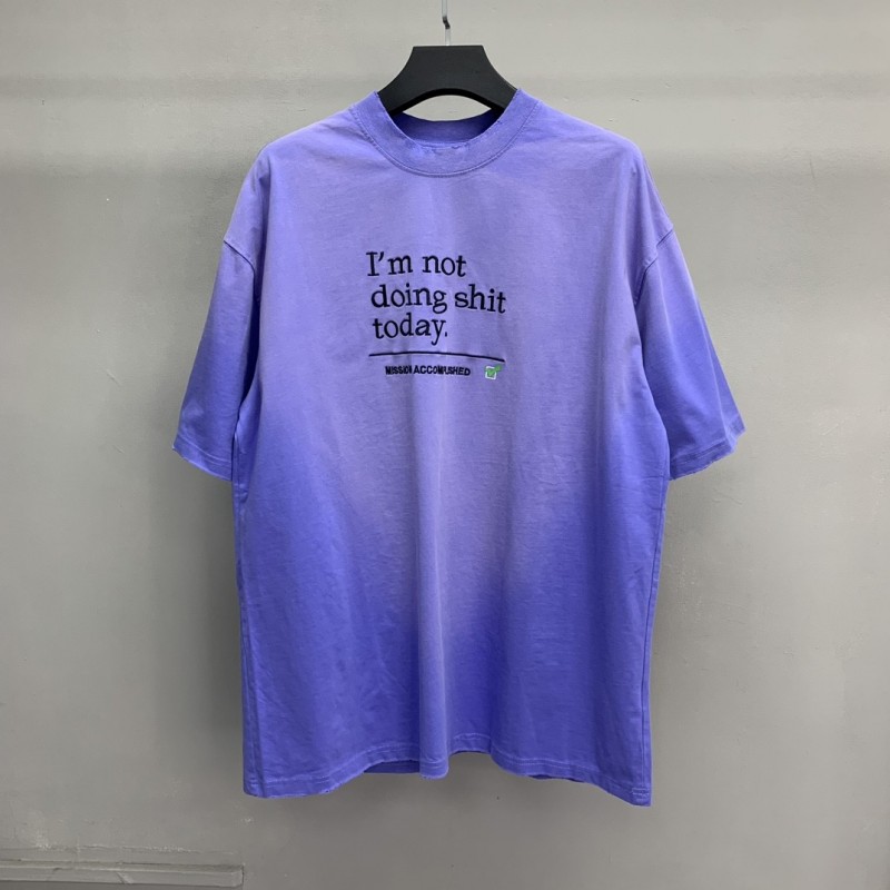 Ba*len*cia*ga has a bad alphabet t-shirt
