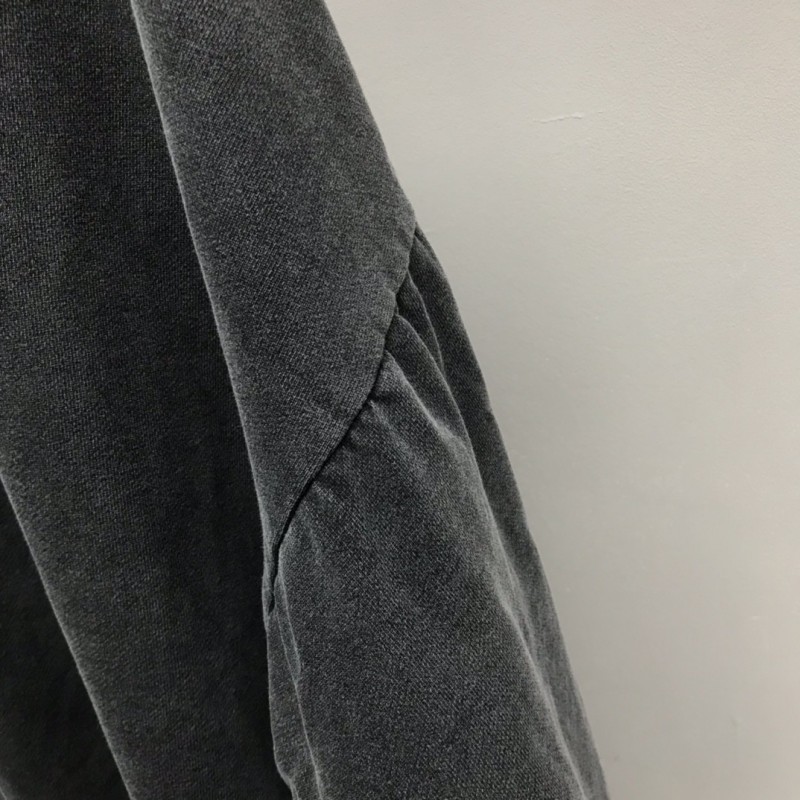 Ba*len*cia*ga neckline hardware perforated hoodie