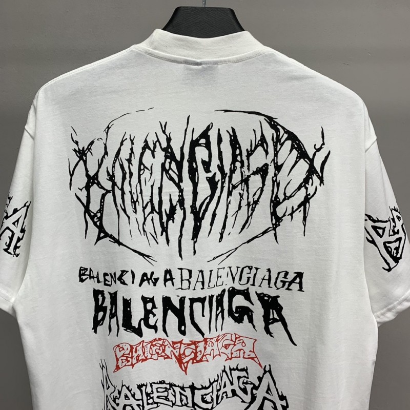 Ba*len*cia*ga doodle year of the Dragon Alphabet T-shirt